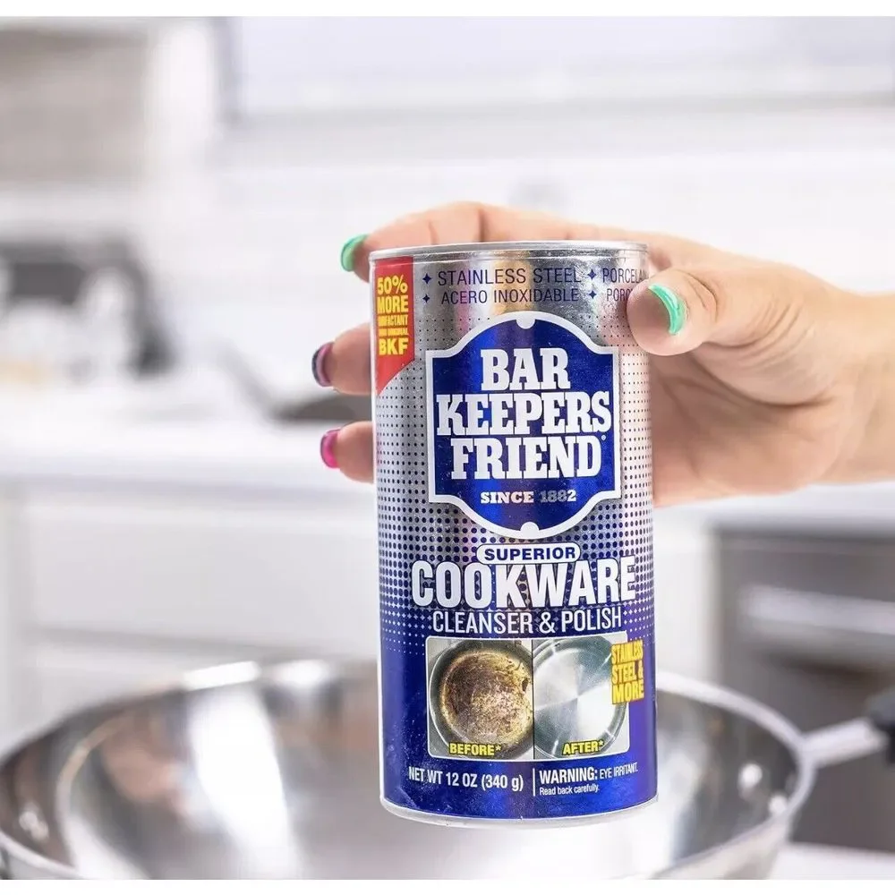 Bar Keepers Friend Superior Cookware Cleanser Polish Cleaner Powder,‎ 12 Ounce